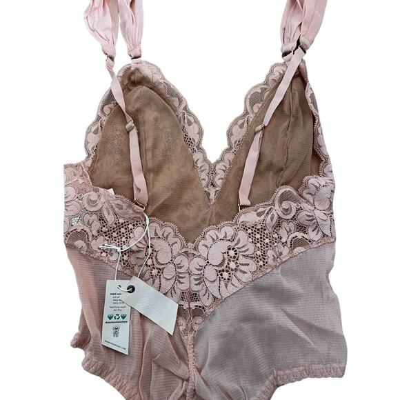 We are HAH Cheap and Cheerful Bodysuit Copper Rose Size XS NWT - Picture 4 of 8
